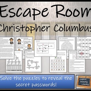 Christopher Columbus Escape Room Activity