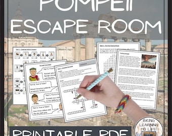 Pompeii Escape Room Activity
