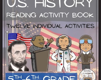 US-Geschichtsleseaktivitätsbuch | Klasse 5 & 6