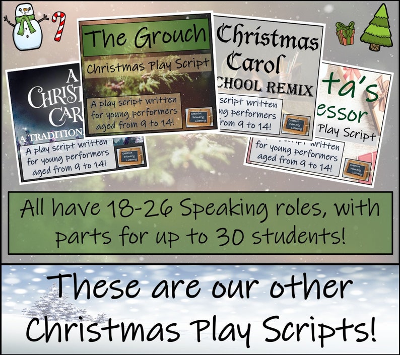 Christmas Play Script Holly the Christmas Elf - Etsy