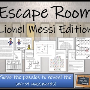 Activité de jeu d'évasion Lionel Messi