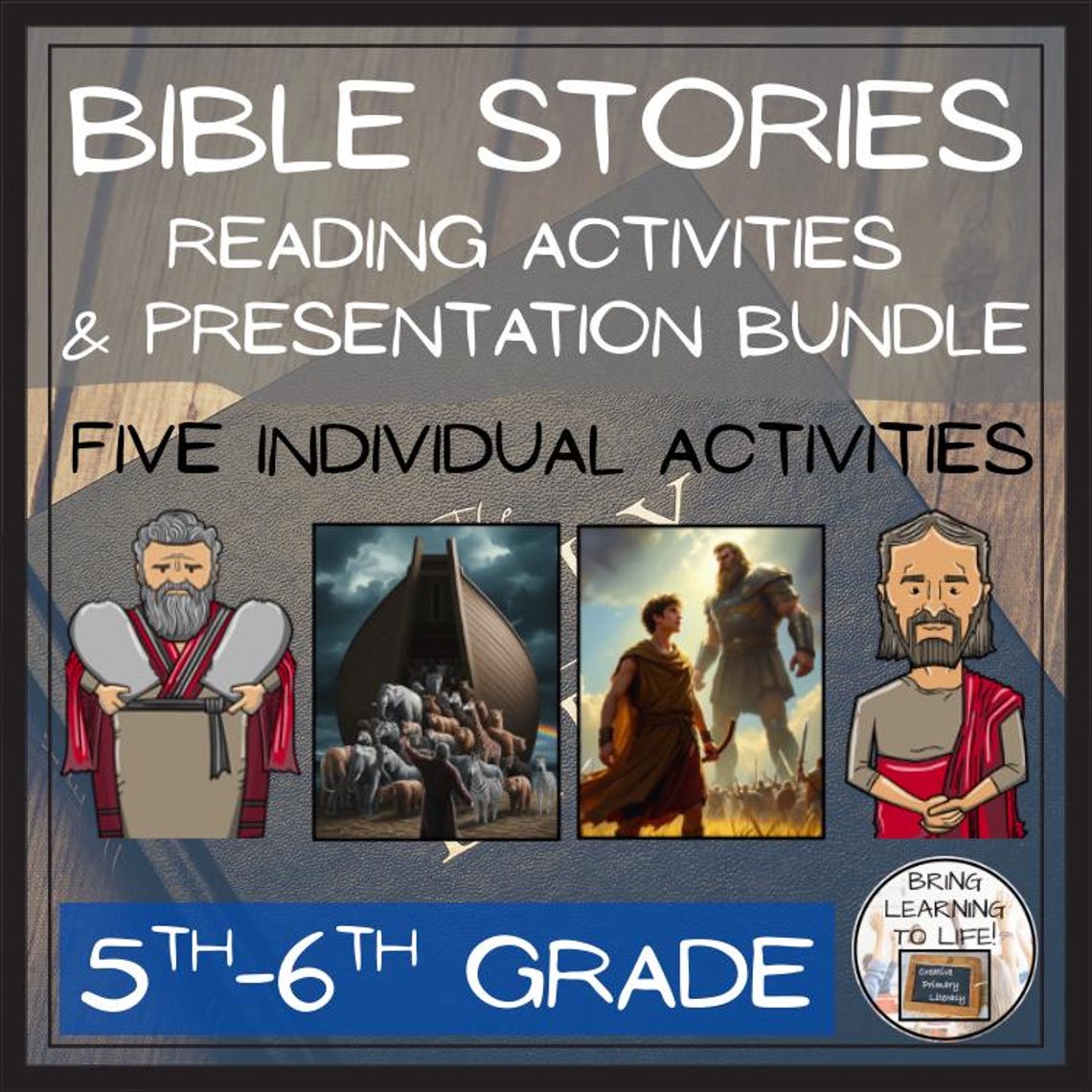 Bible Stories Close Reading Comprehension Bundle | 5th Grade & 6th ...