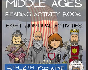Middle Ages Close Reading Comprehension Book | 5th Grade & 6th Grade