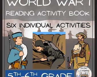 Weltkrieg I Schließen Leseaktivität Buch | 6 Aktivitäten | Klasse 5 & 6