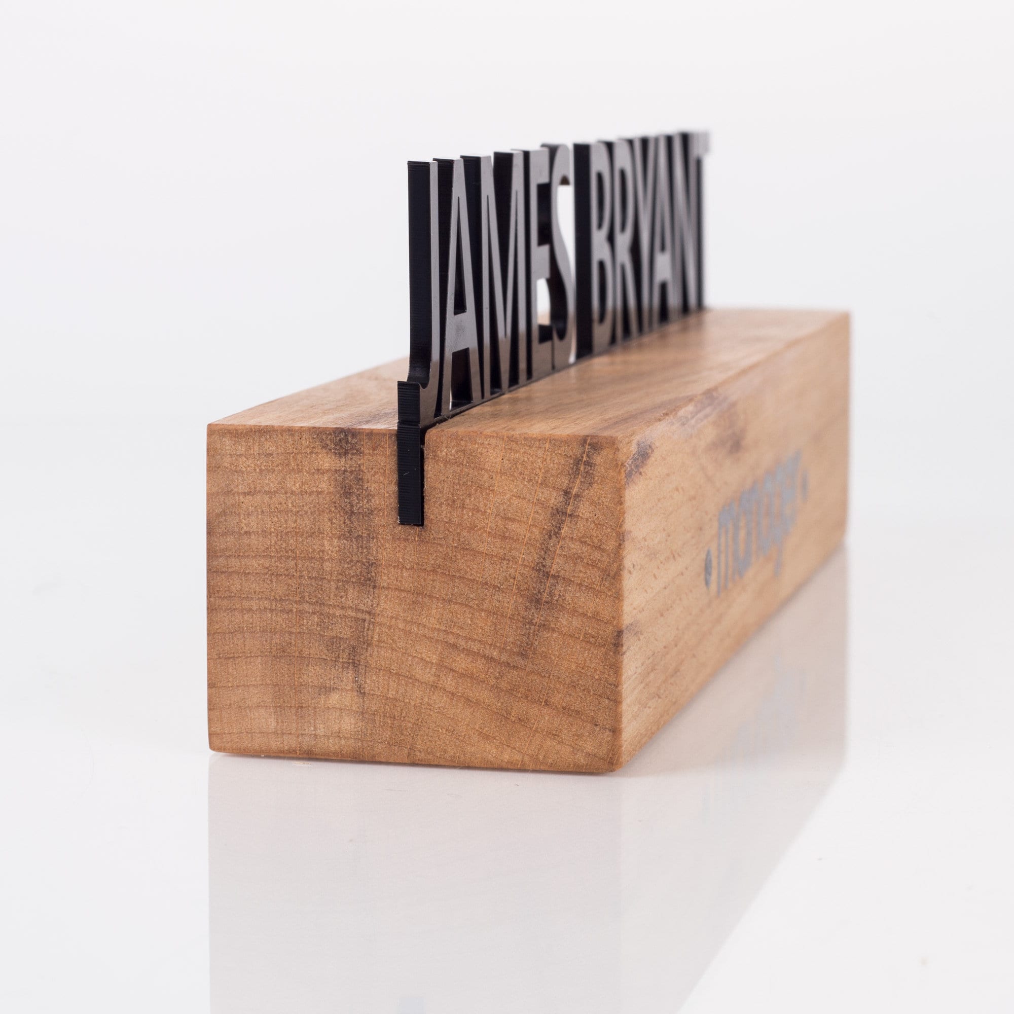 Solid Wood Desk Name Plate, New Office Lux Gift Desk Sign Engraved Table Sign, Wood Office