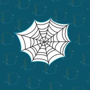 Spider Web Cookie Cutter / Fondant Cutter / Dough Cutter