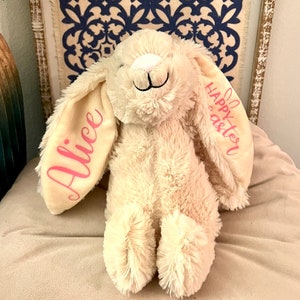 Personalized Plush Easter Bunny