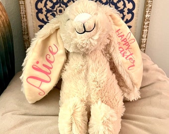 Personalized Plush Easter Bunny