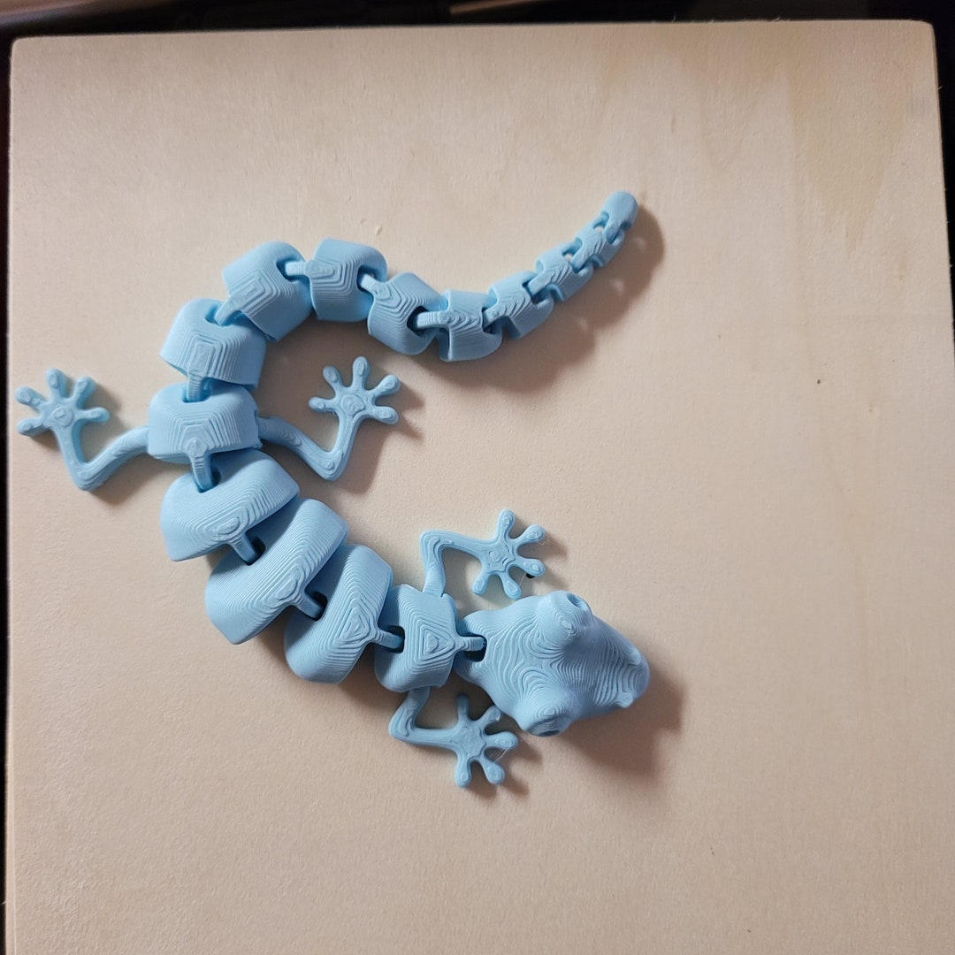 3d Printed Articulating Lizard Etsy