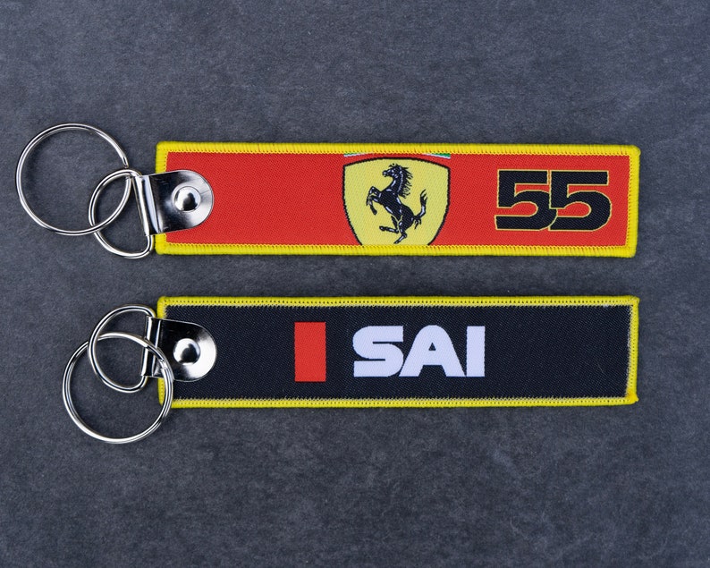 Formula 1 F1 Team & Driver Woven Keychain Motorsport Racing Etsy