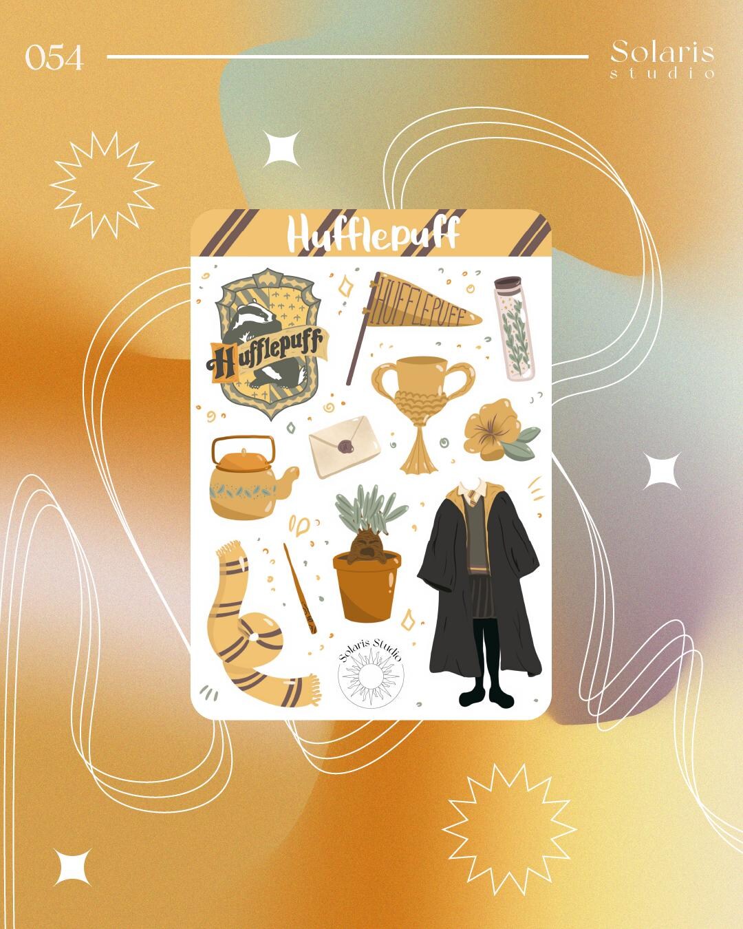 Green House Wizard Sticker Sheet, Magical Fantasy Planner Stickers - Etsy