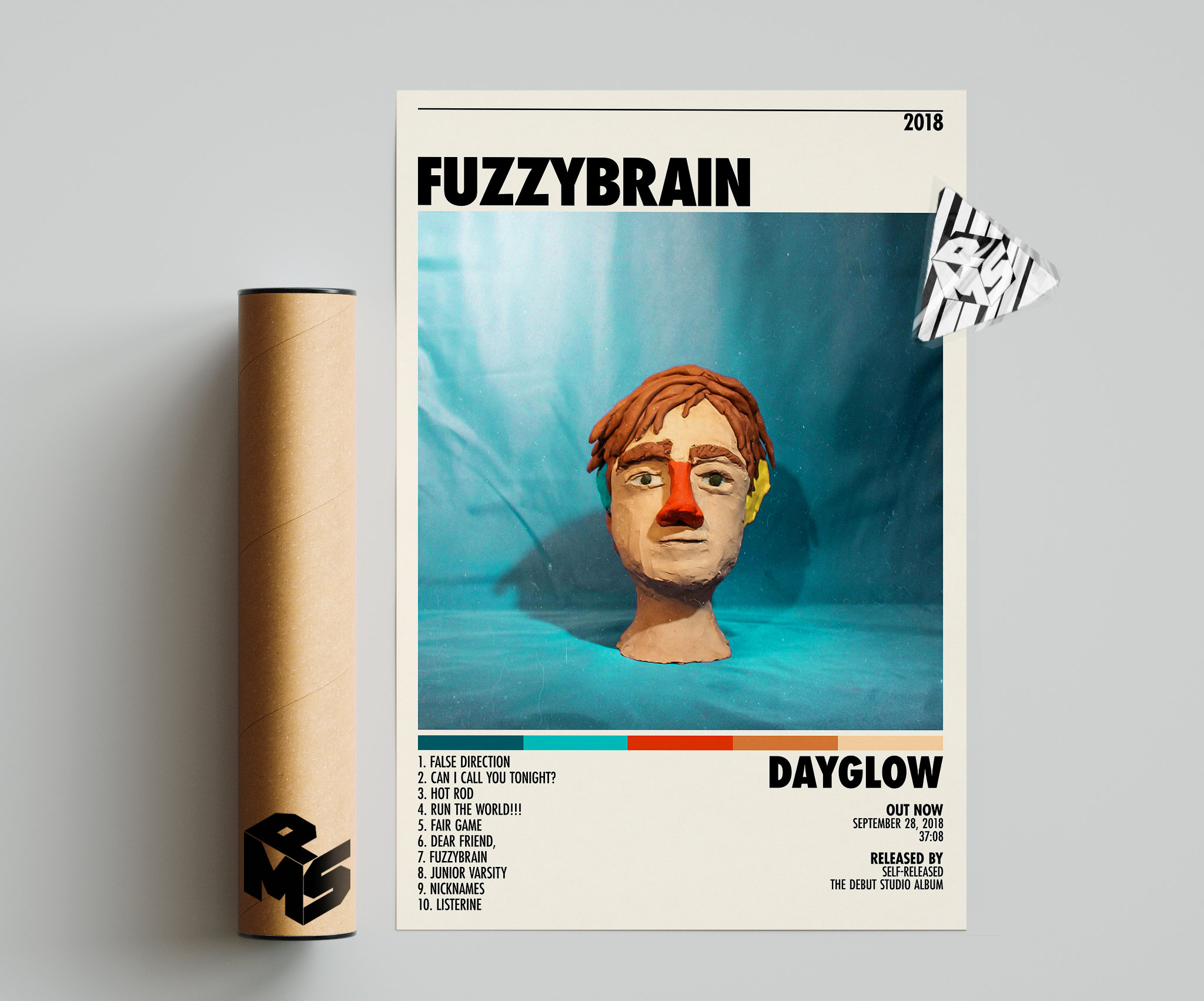 Discover Dayglow Poster, Dayglow Fuzzybrain Poster