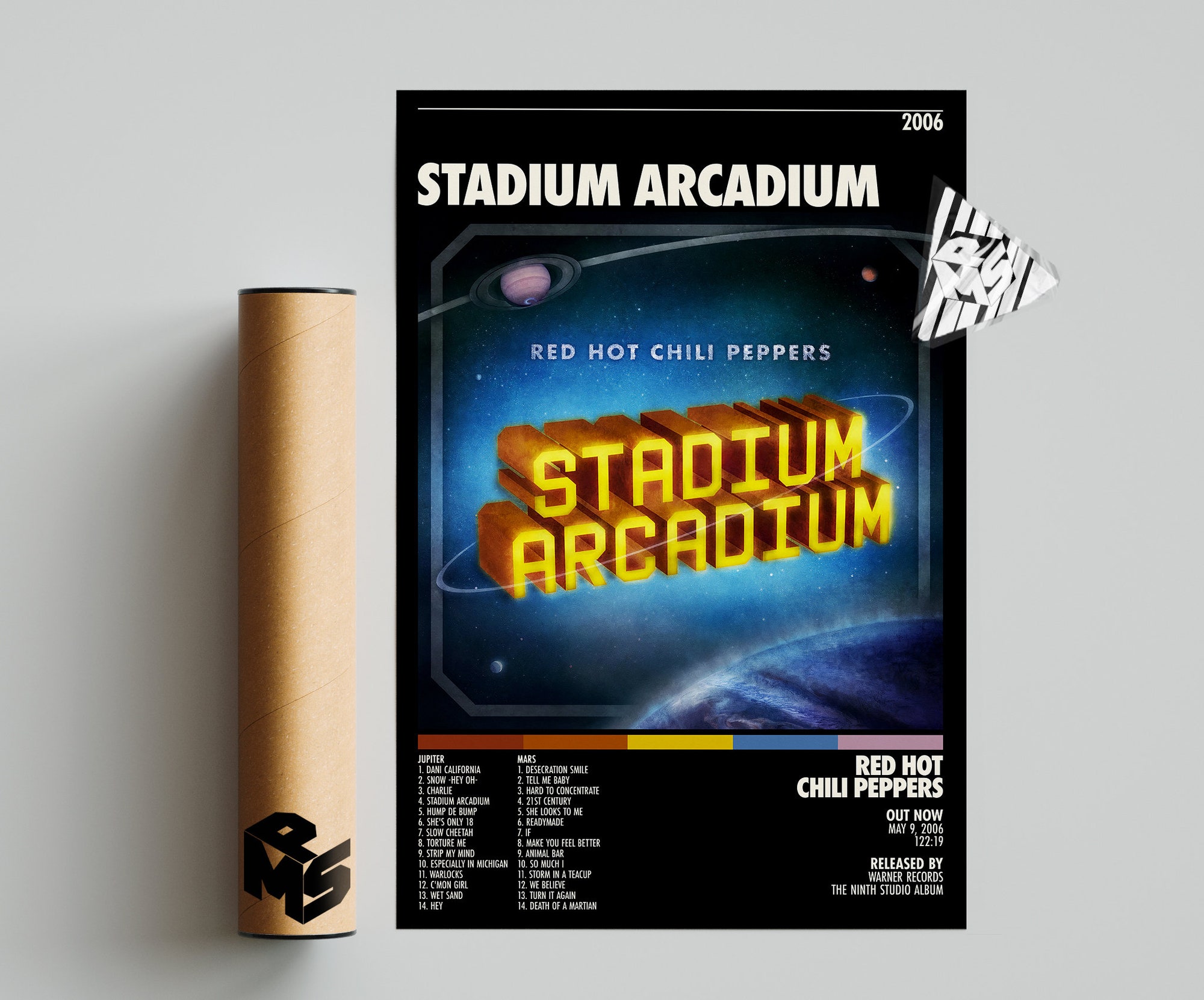 Red Hot Chili Peppers Poster | Stadium Arcadium Poster