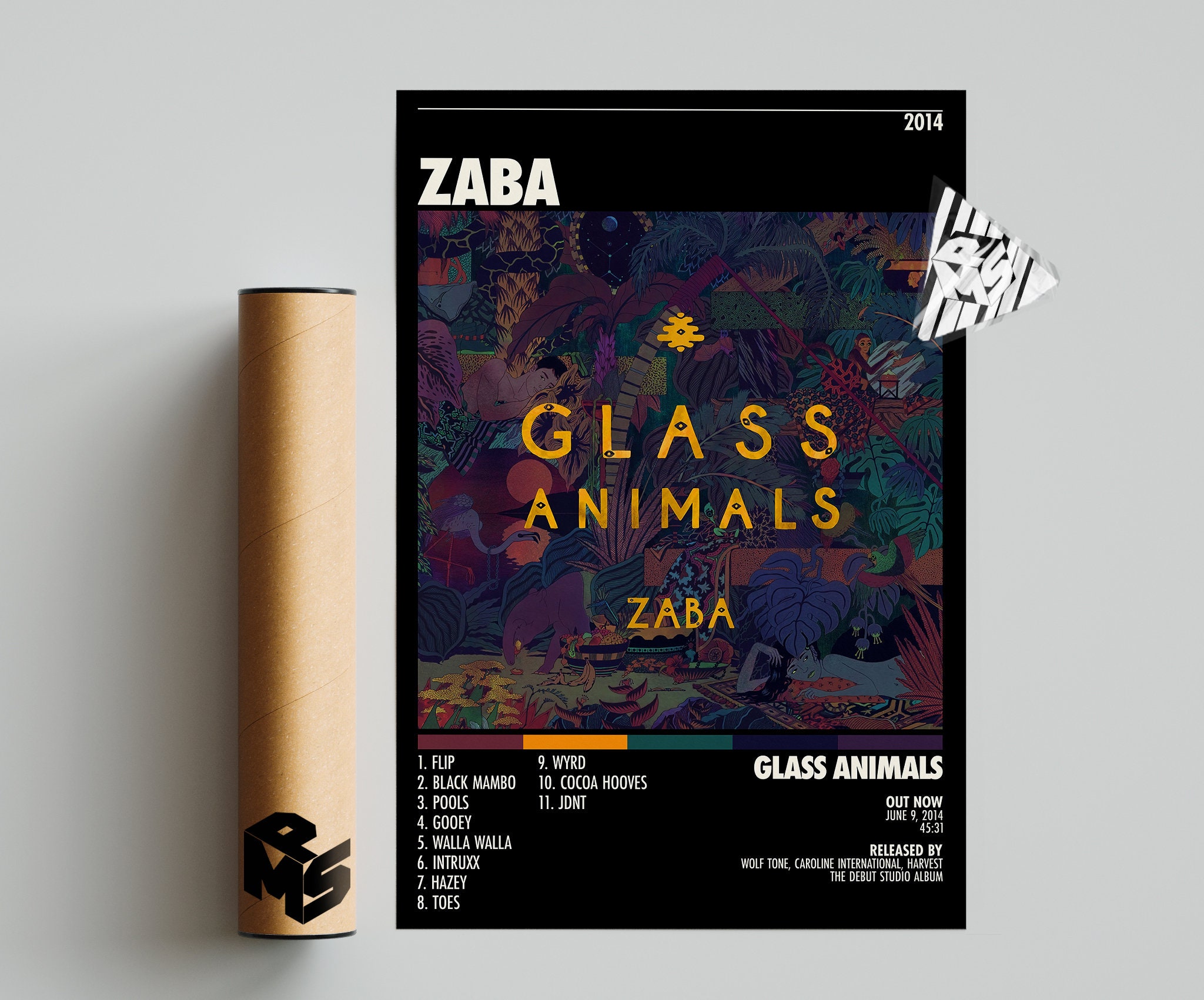 Discover Glass Animals Poster ZABA Poster