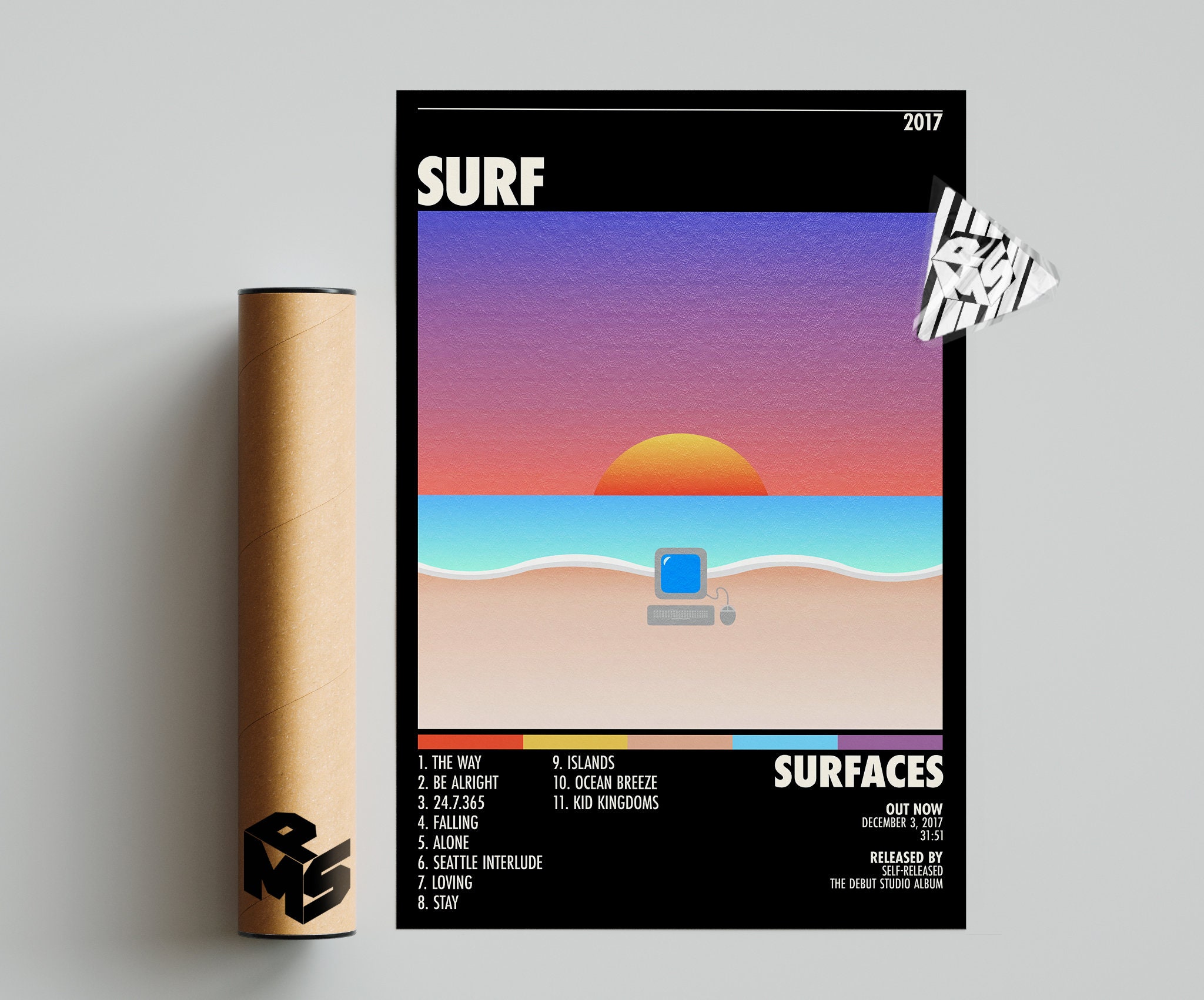 Surfaces Poster Surfaces Surf Poster Surfaces Tracklist Etsy Surfaces Poster Surfaces Surf Poster Surfaces Tracklist Etsy