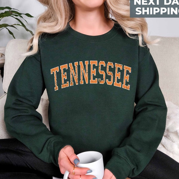 Tennessee Sweater, Vintage Tennessee Sweatshirt, Tennessee Travel Gift, Tennessee Game Day Hoodie, Gift For Women, Tennessee College Gifts