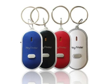 3Stk Schlüsselfinder Pfeifen Whistle mit LED Lampe Schlüssel Key Finder Anhänger