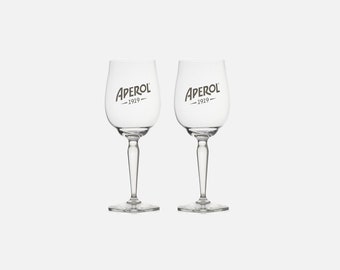 2x Aperol Spritz 1919 glass stemware wine glass apparatus cocktail glass bar glasses new