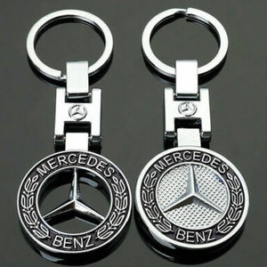 Mercedes 560 SEL Auto Schlüsselanhänger mit Gravur