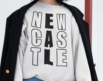 Newcastle upon Tyne, the Geordie Toon Unisex Sweatshirt Howay the lads!!!