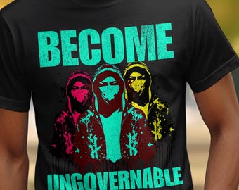 Camiseta "Conviértete en Ingobernable": Diseño de resistencia anti-MAGA