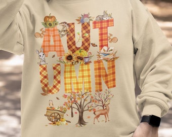 Autumn, or fall, cosy vibes sweatshirt, for people who love the season
