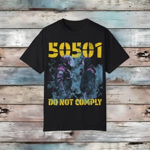50501 Movement T-shirt: Anti Trump Resist Tee Black