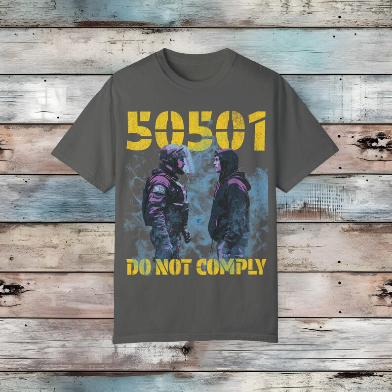 50501 Movement T-shirt: Anti Trump Resist Tee Pepper