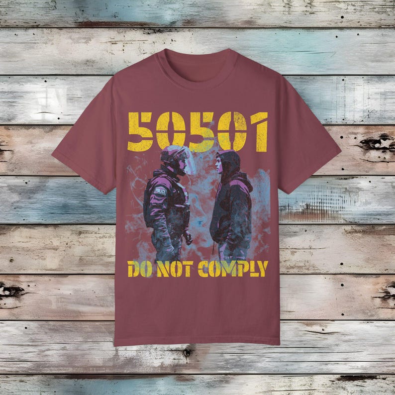 50501 Movement T-shirt: Anti Trump Resist Tee Vineyard