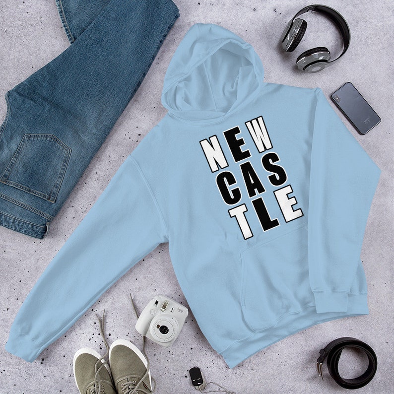 Newcastle, the Toon, Newcastle gift, Geordie gift, Newcastle upon Tyne unisex hoodie for the toon army Geordie.