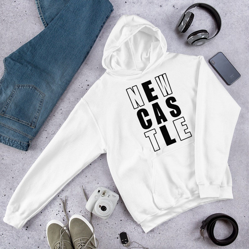 Newcastle, the Toon, Newcastle gift, Geordie gift, Newcastle upon Tyne unisex hoodie for the toon army Geordie.