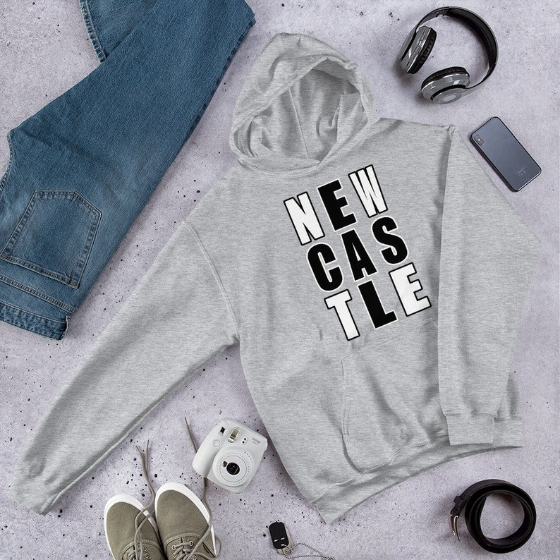 Newcastle, the Toon, Newcastle gift, Geordie gift, Newcastle upon Tyne unisex hoodie for the toon army Geordie.