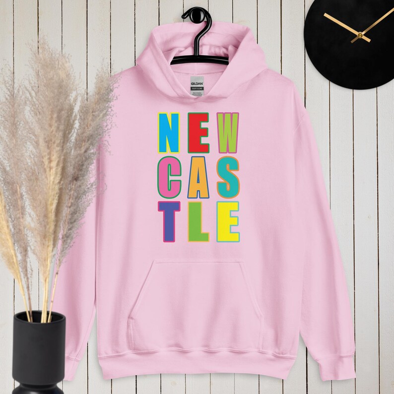 Newcastle, the Toon, Newcastle gift, Geordie gift, Newcastle upon Tyne unisex hoodie for the toon army Geordie. Howay the lads