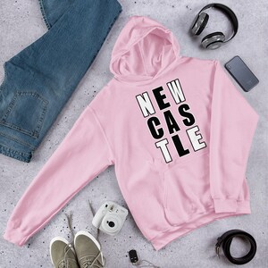 Newcastle, the Toon, Newcastle gift, Geordie gift, Newcastle upon Tyne unisex hoodie for the toon army Geordie.
