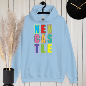 Newcastle, the Toon, Newcastle gift, Geordie gift, Newcastle upon Tyne unisex hoodie for the toon army Geordie. Howay the lads