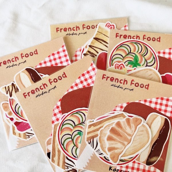 French Food Sticker Pack