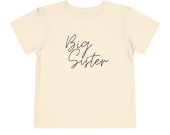 Big Sister: camiseta de manga corta para niños pequeños