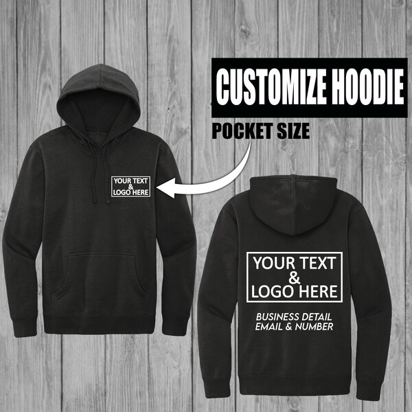 Business Logo Hoodie Etsy