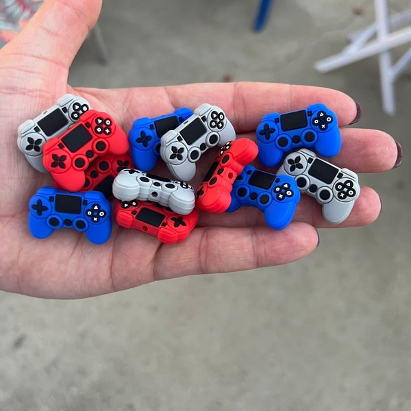 Game Controller Gamer Custom Silicone Boys Focal Bead