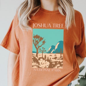 Retro Joshua Tree National Park T-Shirt,  Unisex Travel Shirt for Men or Women, Retro Shirt Gift for Him or Her