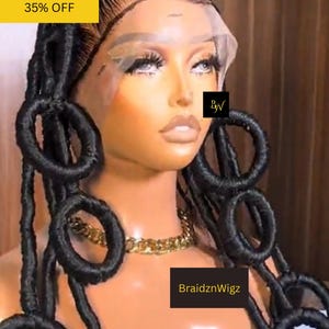 Glueless Jumbo Twist Braided Wig, Short Traditional Braids, Full Lace Front African Braid Gift