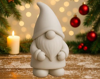 Skandinavischer Weihnachts-Wichtel STL-Datei: 3D-Tomte-Modell (Digitaler Download