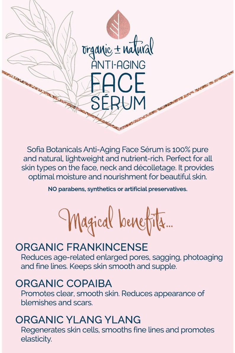 Renewing Face Serum (1 oz) Organic, Plant-Powered, Antioxidant Serum for Optimal Nourishment and Revitalized Skin. image 6