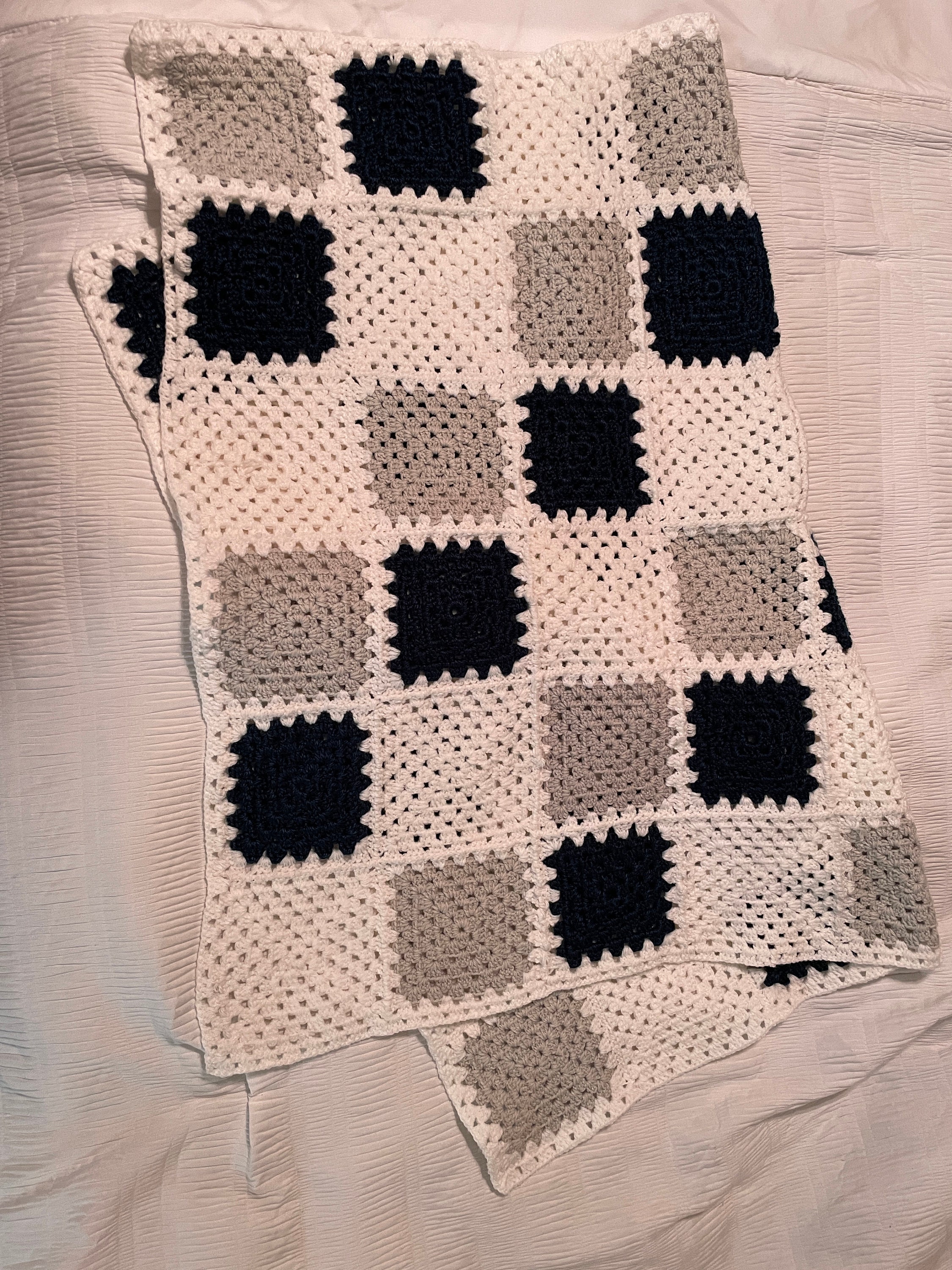Baby Crocheted Blanket Etsy