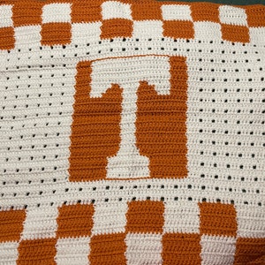Crocheted Tennessee Baby Blanket
