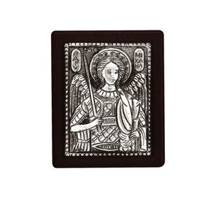 Icon pure silver 950' Saint Michael  4,7cm x 3,8cm