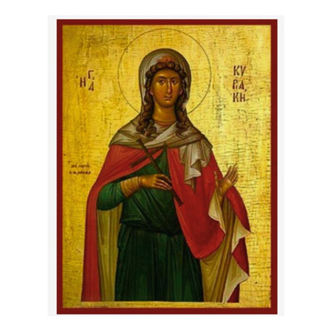 Saint Kyriaki, Handmade Greek Orthodox Icon , Lithography Etsy