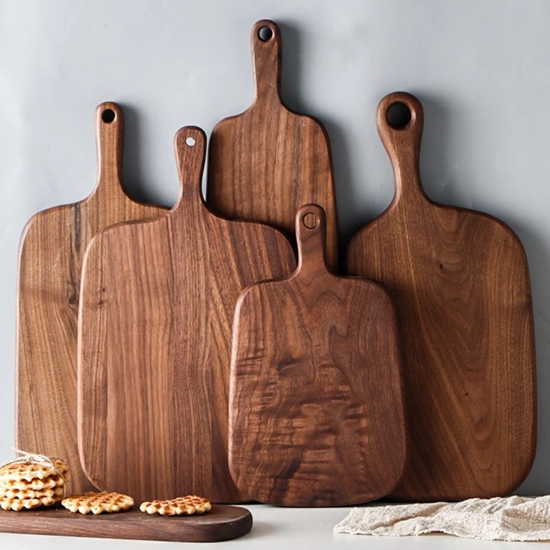 Handmade Walnut Wooden Chopping Board Walnut Wooden Cutting Etsy