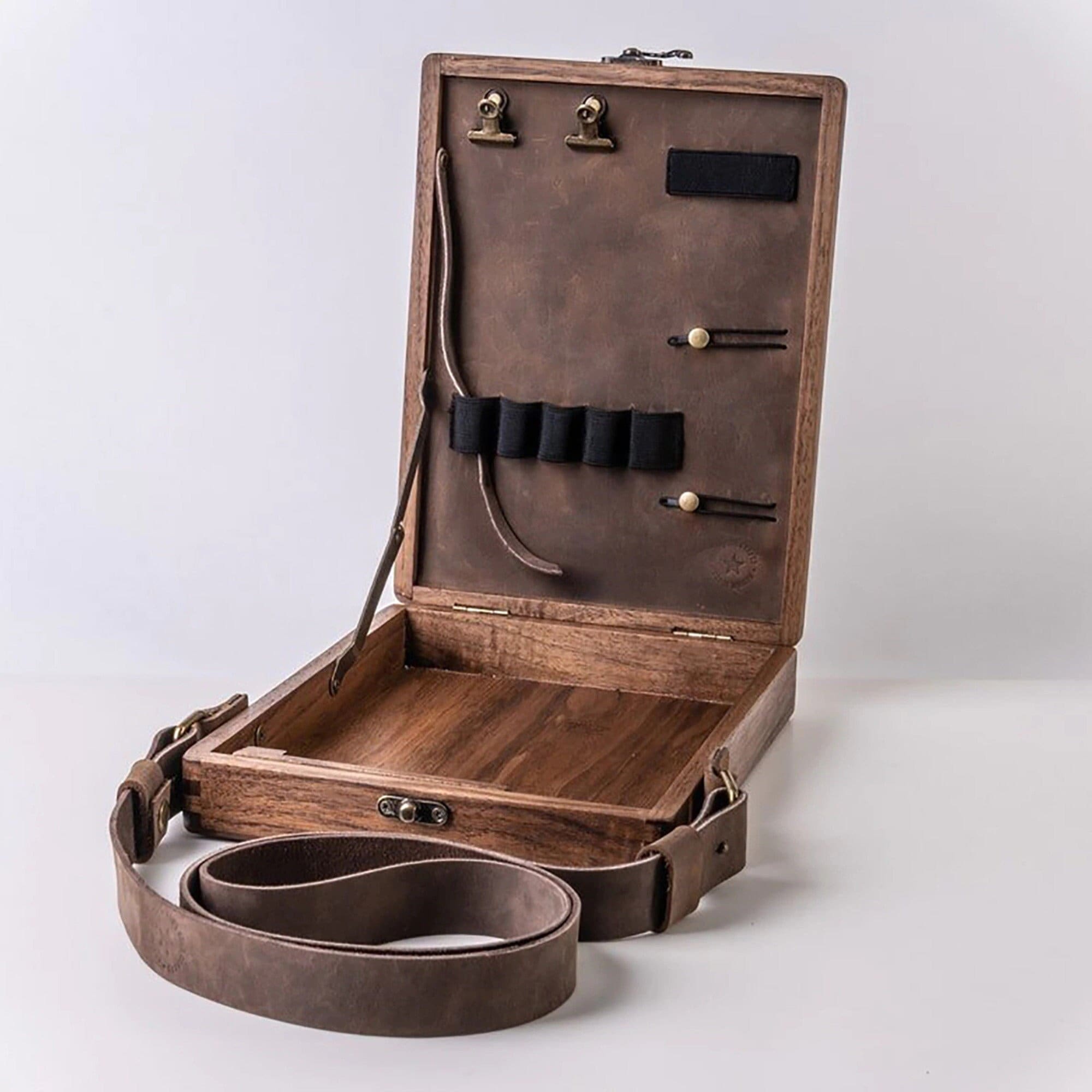 Wooden Briefcase for Writers Modern Writing Box Creative - Etsy