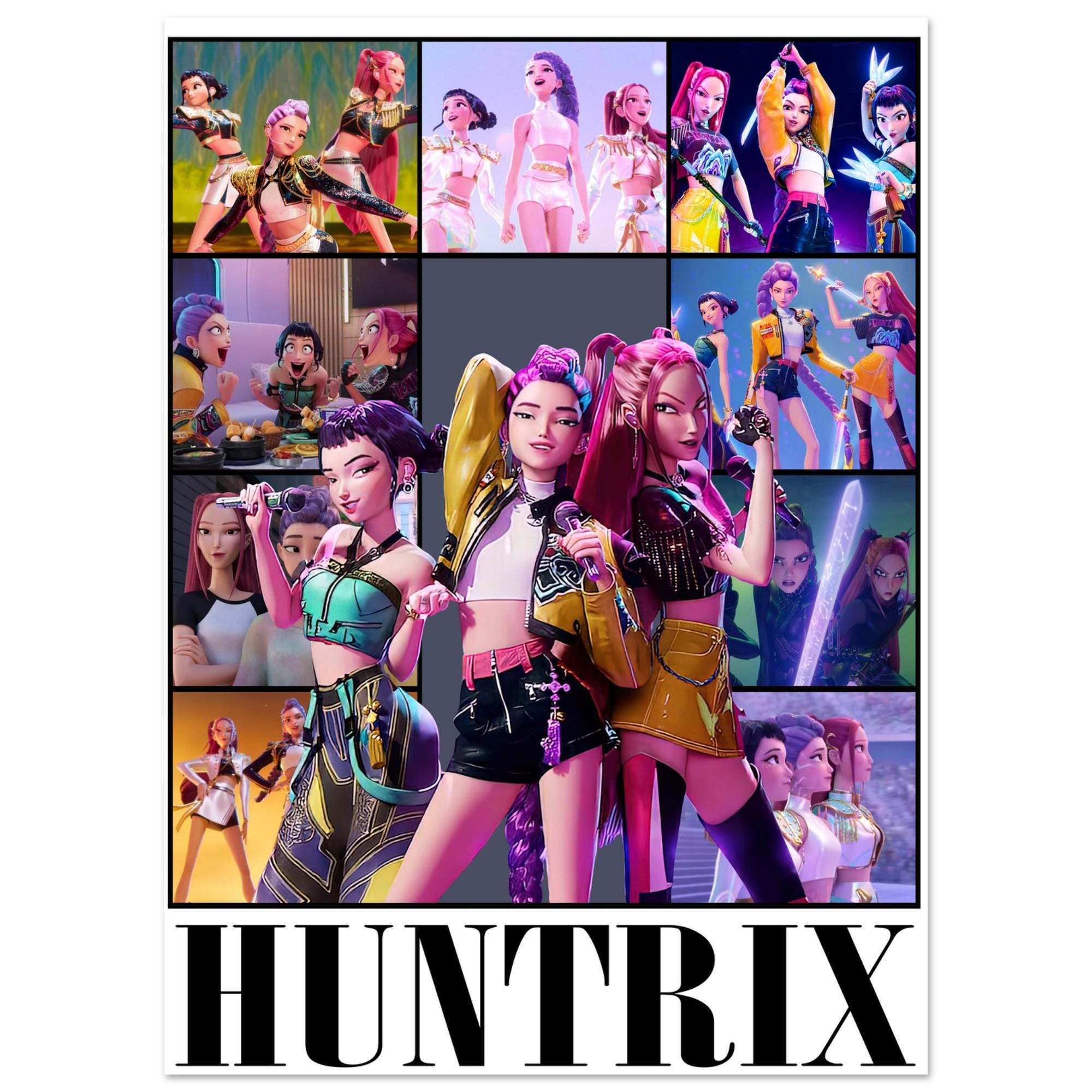 Kpop Demon Hunters Art Poster - Huntrix